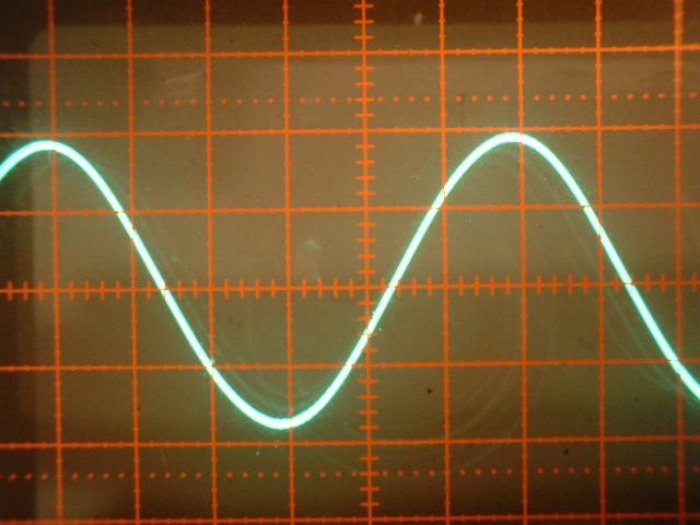 Carrier waveform from Low-Pass Filter