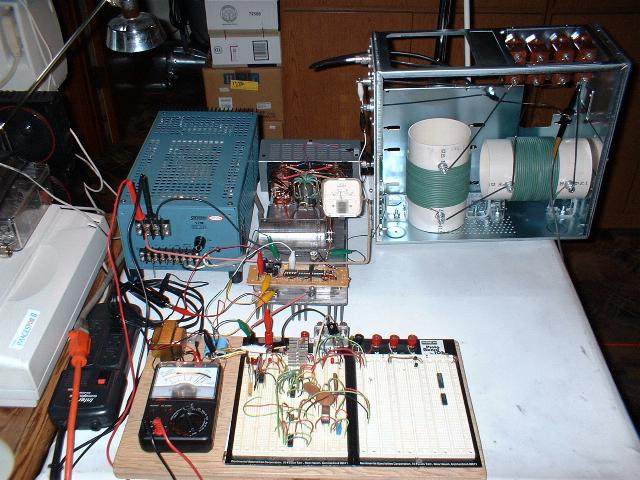 Transmitter During Breadboard Design Process