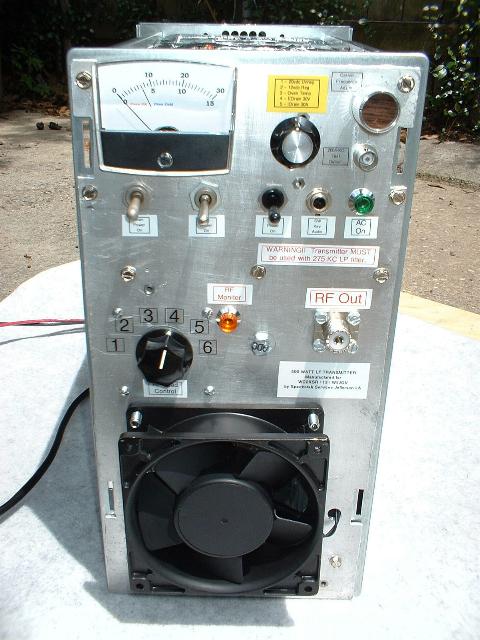 Front View of the WX2XSR/13 Transmitter