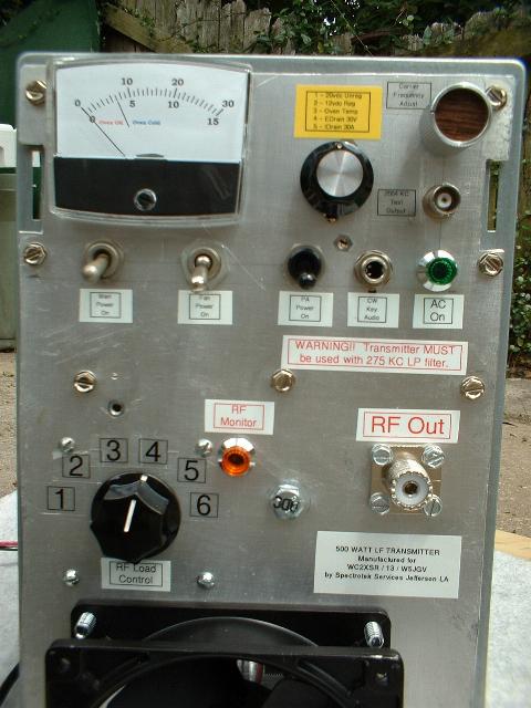 Close up of Controls on Transmitter