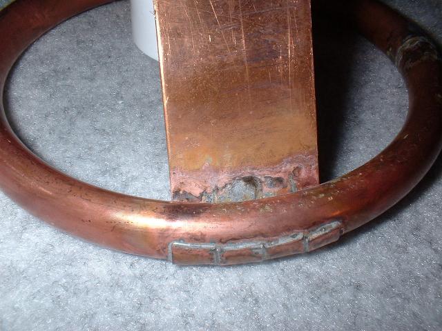 Ring soldering detail