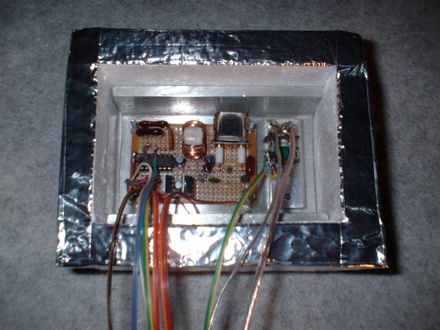 VXO Installed in Styrofoam Case