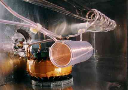 Trigger Coil and Balun mounted in Shielded Tube Enclosure