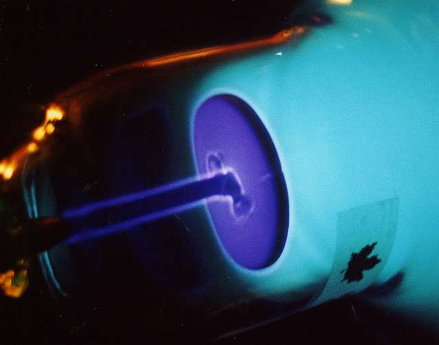 Electrode driven by 60 HZ AC