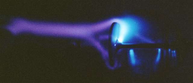 Arc discharge on electrode at high RF power