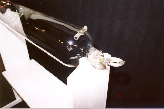 Detail of TEXA TUBE stand