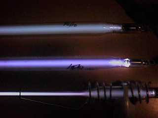 Closeup of 3 Tubes in Operation