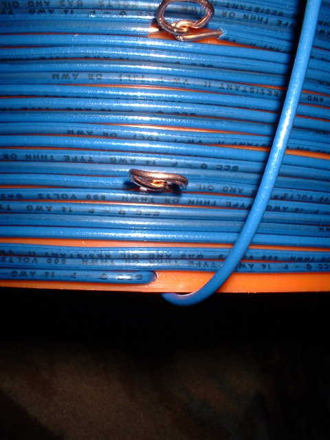 End Wire Through Bucket Wall