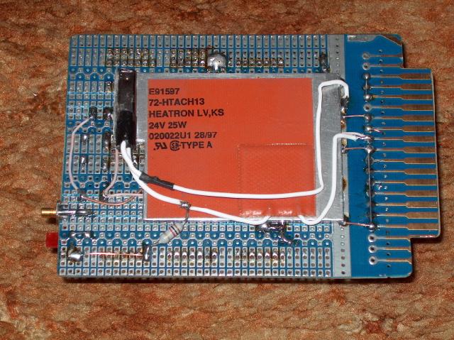 Heated Plate on VCTCXO Board