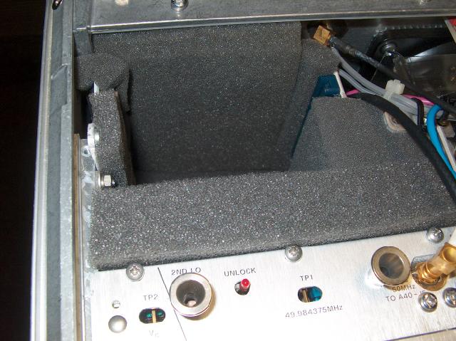 Fom in place for insulation.